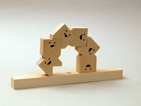 Tsuyoshi Miyazaki creates a little wooden world of kids' playthings