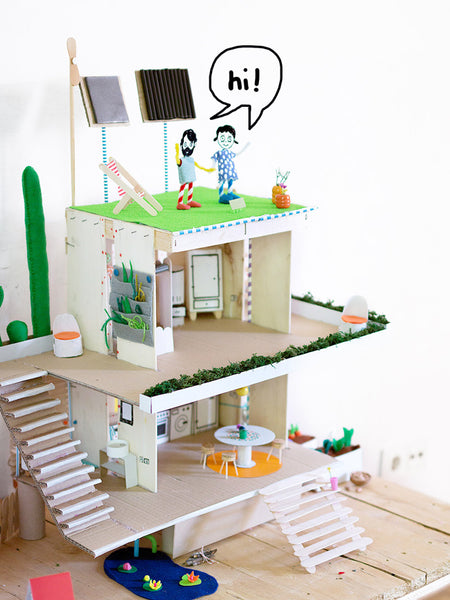 A Homemade 'Off The Grid' Dolls House by Handmade Charlotte 